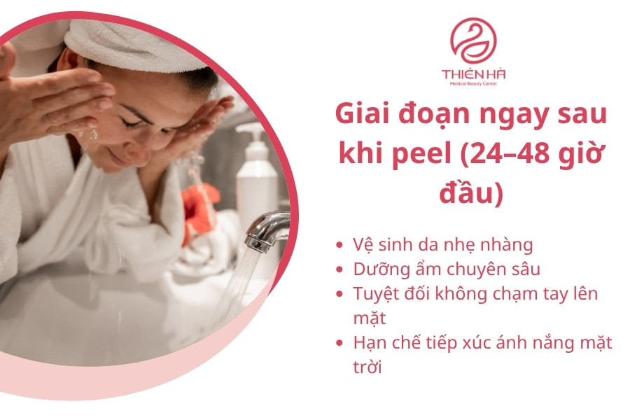 cham soc da sau peel 2
