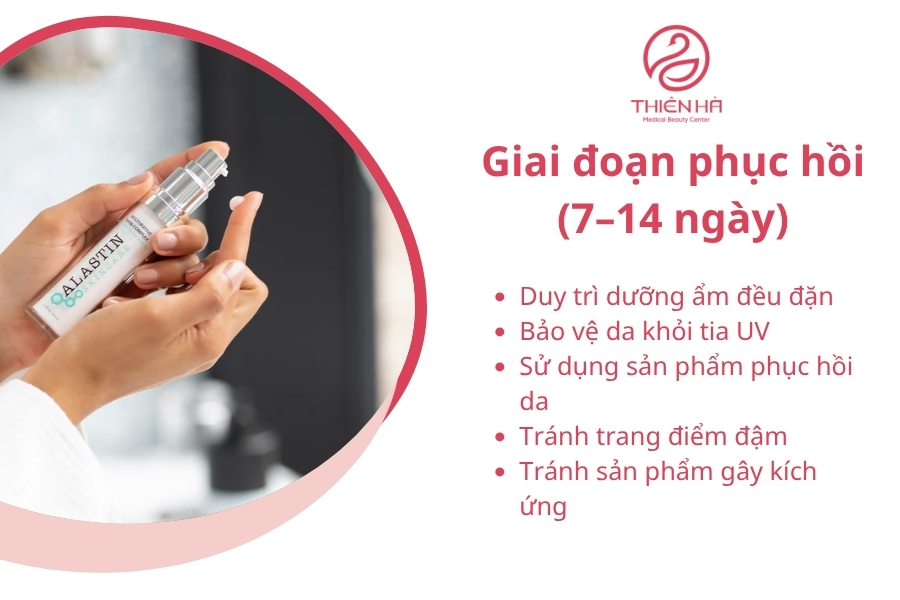Sử dụng đúng sản phẩm giúp tăng hiệu quả phục hồi và ngăn ngừa kích ứng sau peel da.