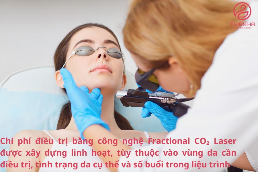 Chi phí điều trị bằng công nghệ Fractional CO₂ giá bao nhiêu ? 