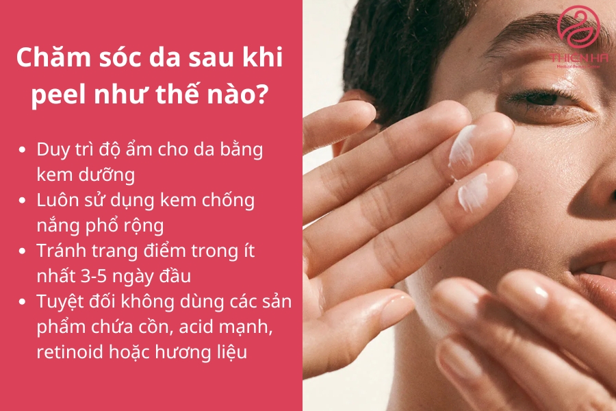 Chăm sóc da sau khi peel như thế nào cho hiệu quả?