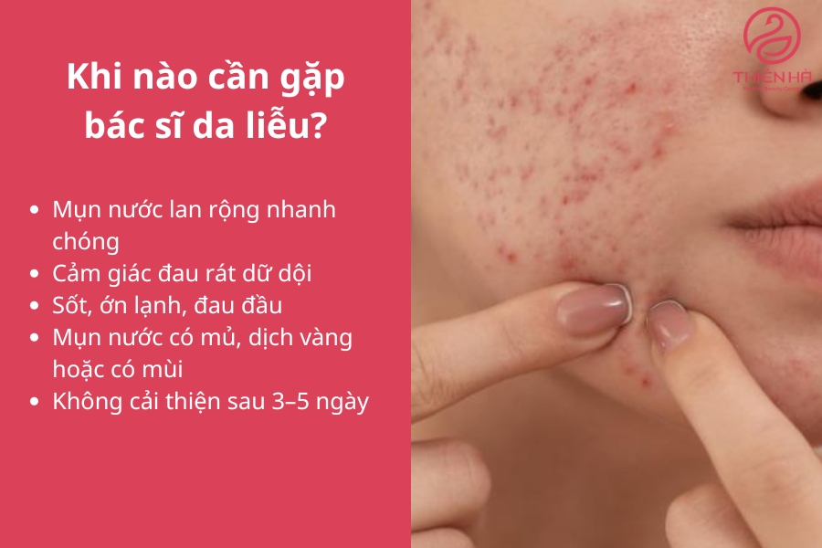 Khi nào cần gặp bác sĩ da liễu?
