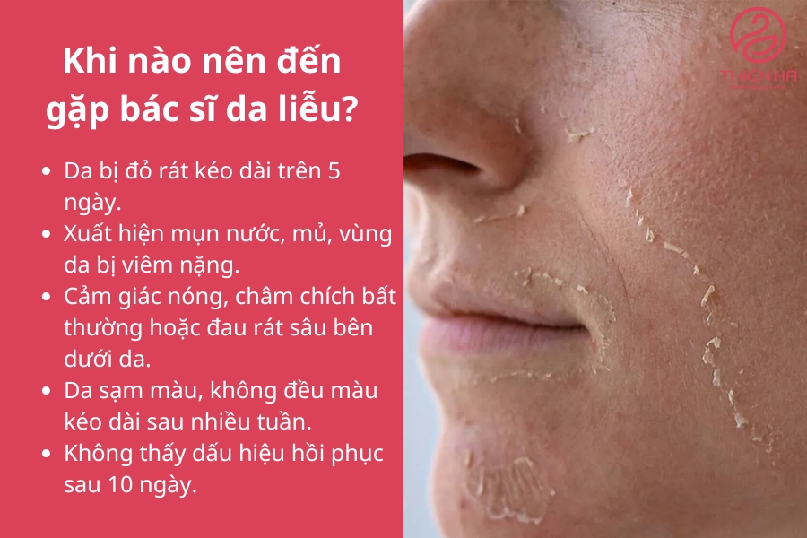Khi nào nên đến gặp bác sĩ da liễu?