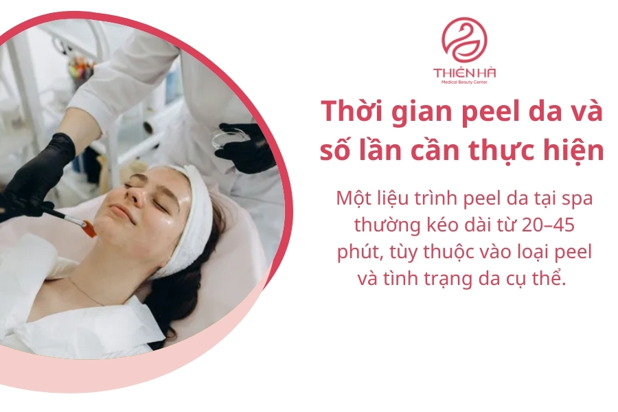 Thời gian peel da và số lần cần thực hiện