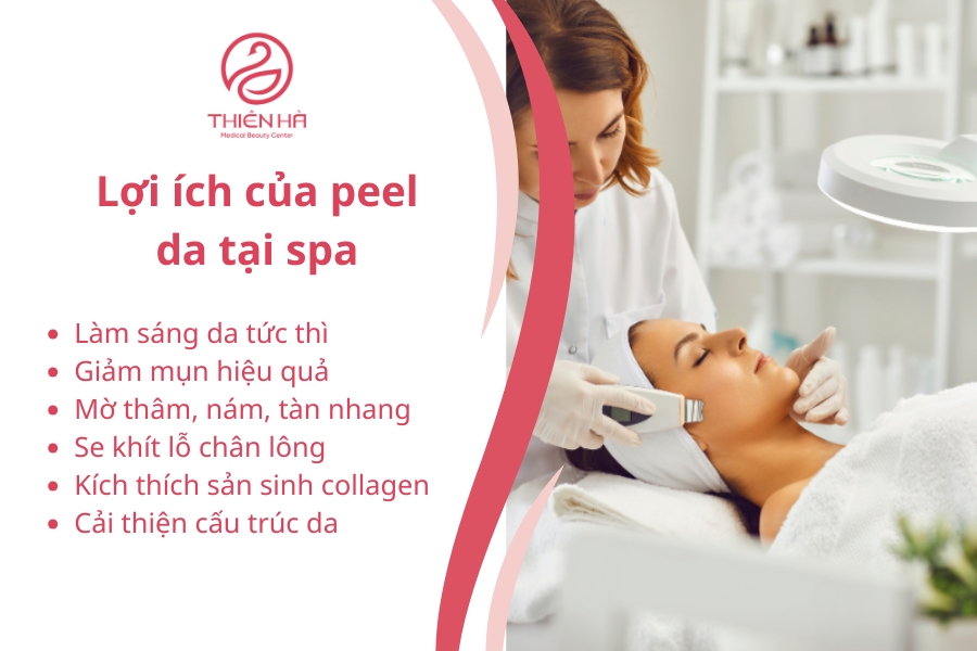  Lợi ích của peel da tại spa
