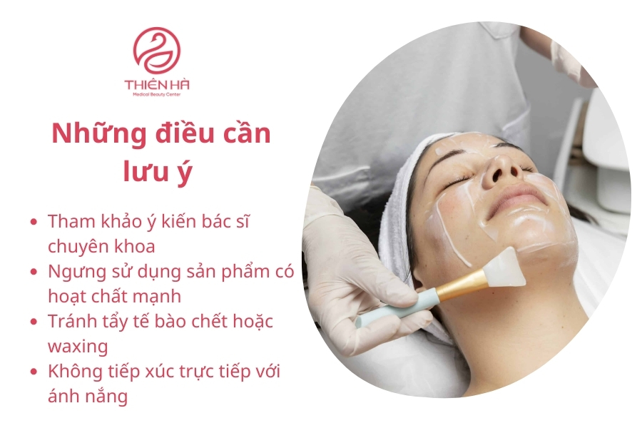 Những điều cần lưu ý trước và sau khi peel da tầng sâu
