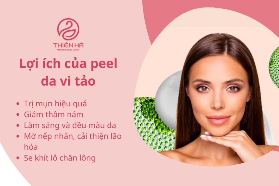  Lợi ích của peel da vi tảo