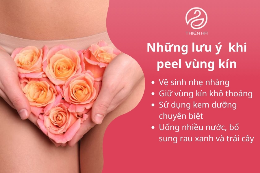  Những lưu ý quan trọng sau khi peel hồng vùng kín