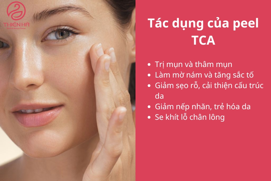 Tác dụng của peel TCA