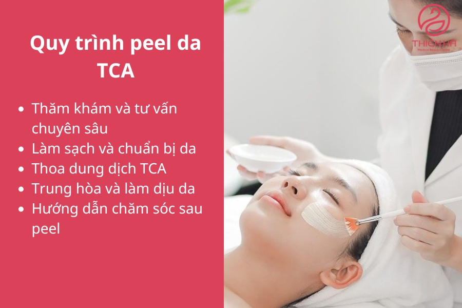 Quy trình peel da TCA tại Viện thẩm mỹ Thiên Hà