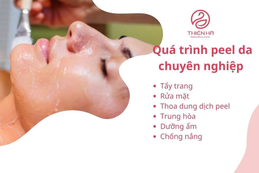  Quá Trình Peel Da Chuyên Nghiệp Tại TMV Thiên Hà