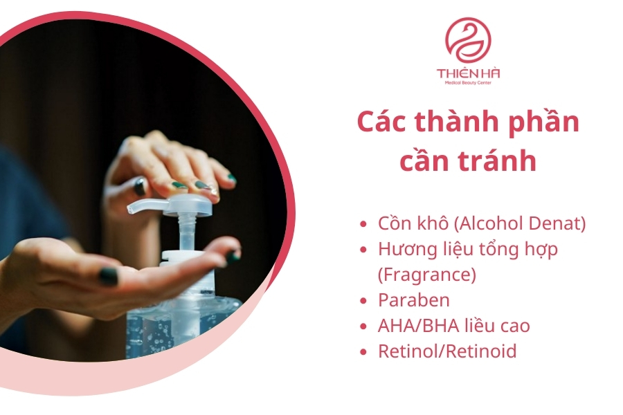Các thành phần cần tránh