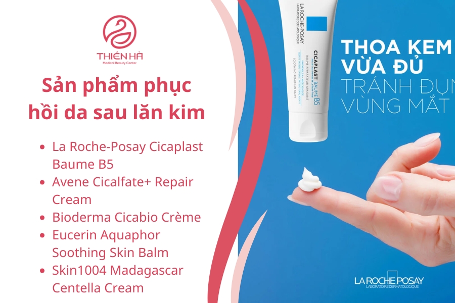 Gợi ý một số sản phẩm phục hồi da sau lăn kim hiệu quả