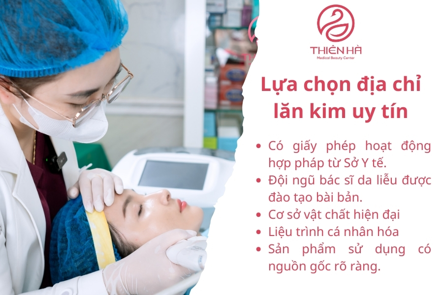  Lựa chọn địa chỉ lăn kim uy tín