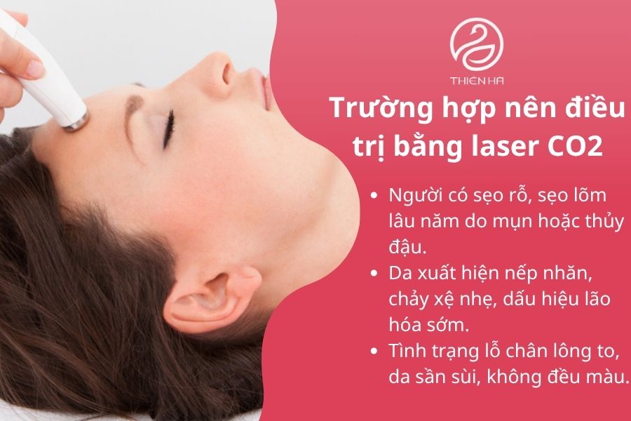 Cân nhắc điều trị laser CO2