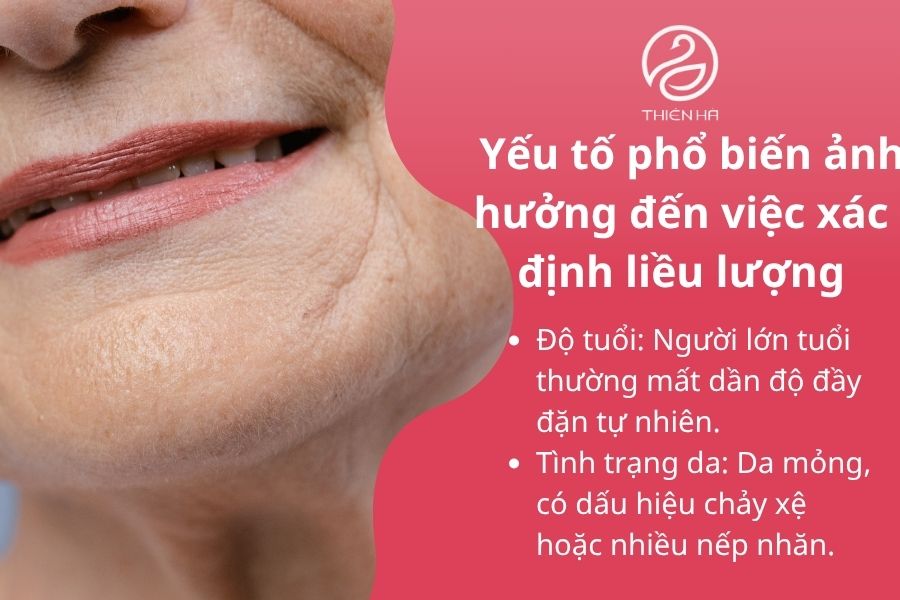  Các Yếu Tố Ảnh Hưởng Đến Lượng Filler Cần Sử Dụng