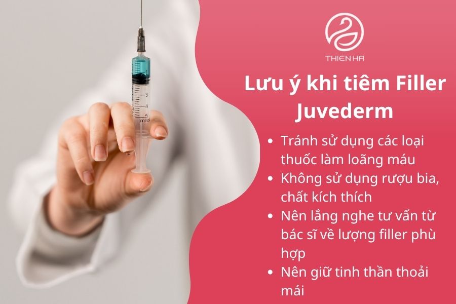 Lưu ý quan trọng trước, trong và sau khi tiêm filler Juvederm để đảm bảo an toàn và hiệu quả