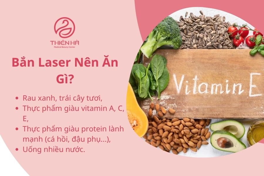 Các món ăn nên ăn sau bắn laser