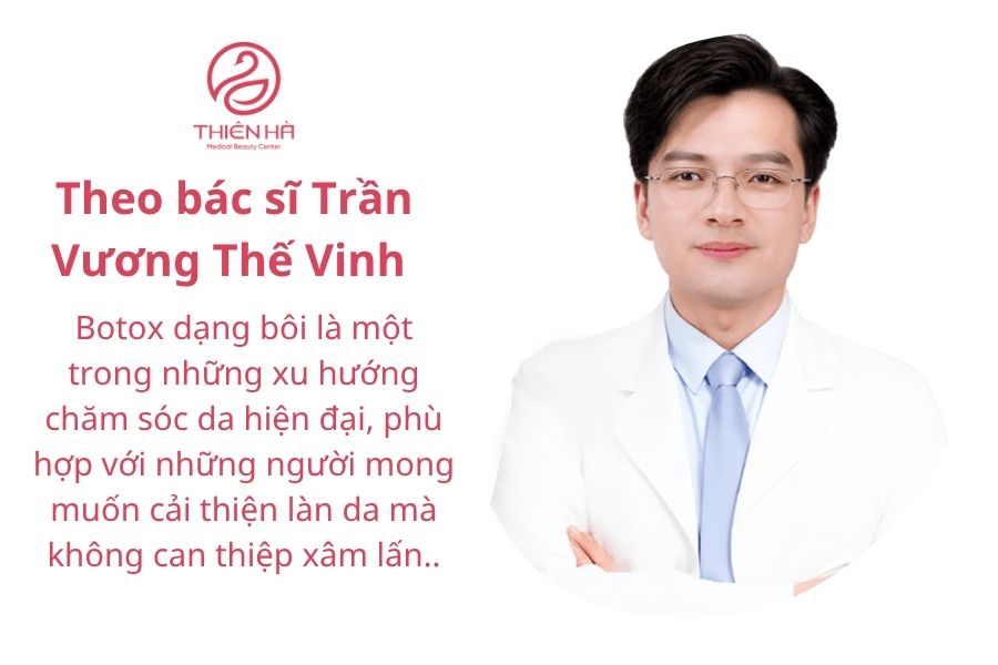 Bác sĩ Trần Vương Thế Vinh chuyên gia tạo hình thẩm mỹ tại Viện Thẩm Mỹ Thiên Hà