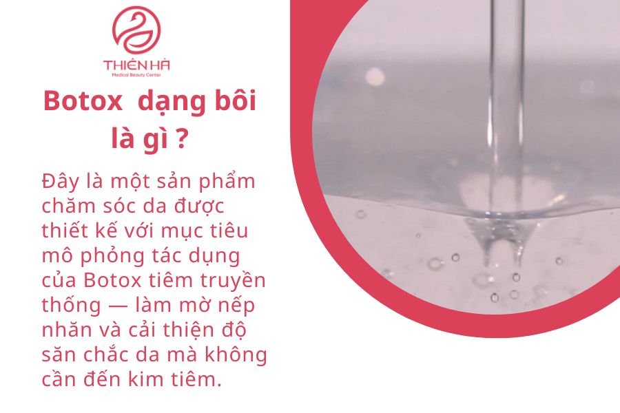 Định nghĩa Botox dạng bôi