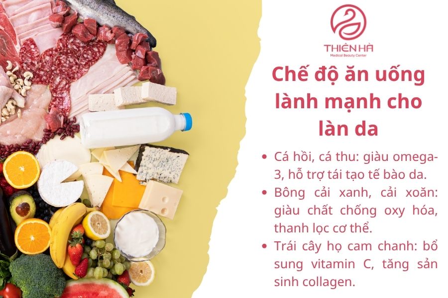 Các loại thực phẩm tốt cho da và sức khỏe.