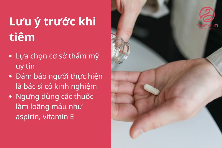 Một vài lưu ý trước khi tiêm