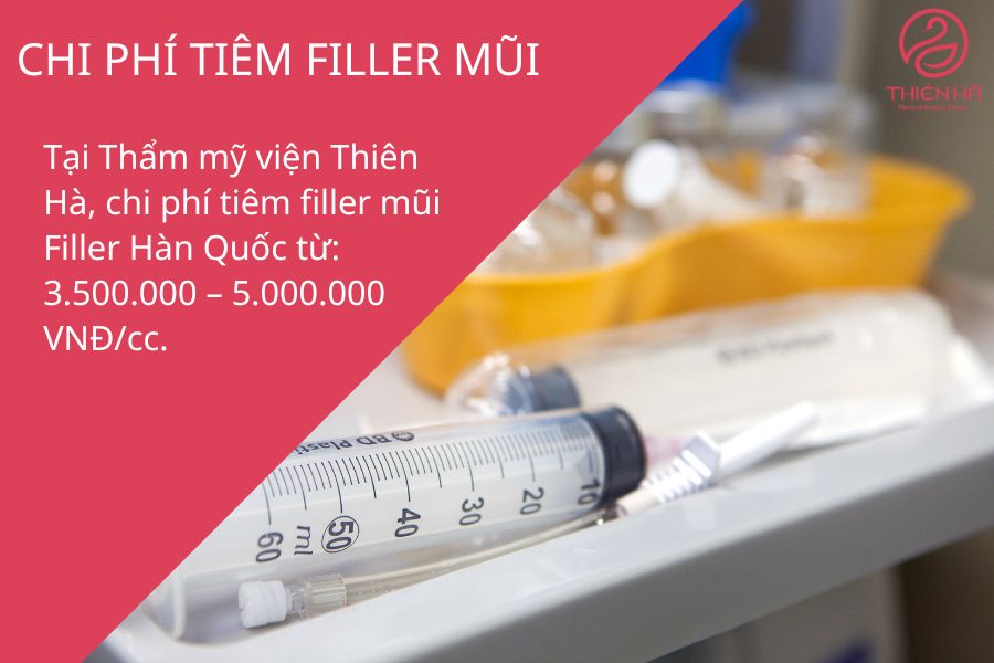 Chi phí tiêm filler mũi
