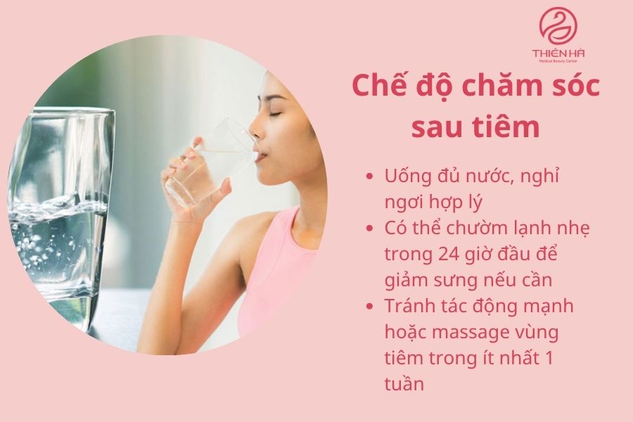 Các bước chăm sóc da sau tiêm filler