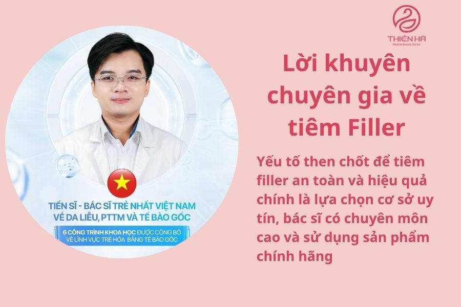 Chuyên gia tại TMV Thiên Hà tư vấn về tiêm filler