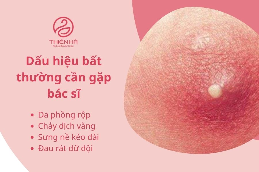 Dấu hiệu bất thường cần gặp bác sĩ