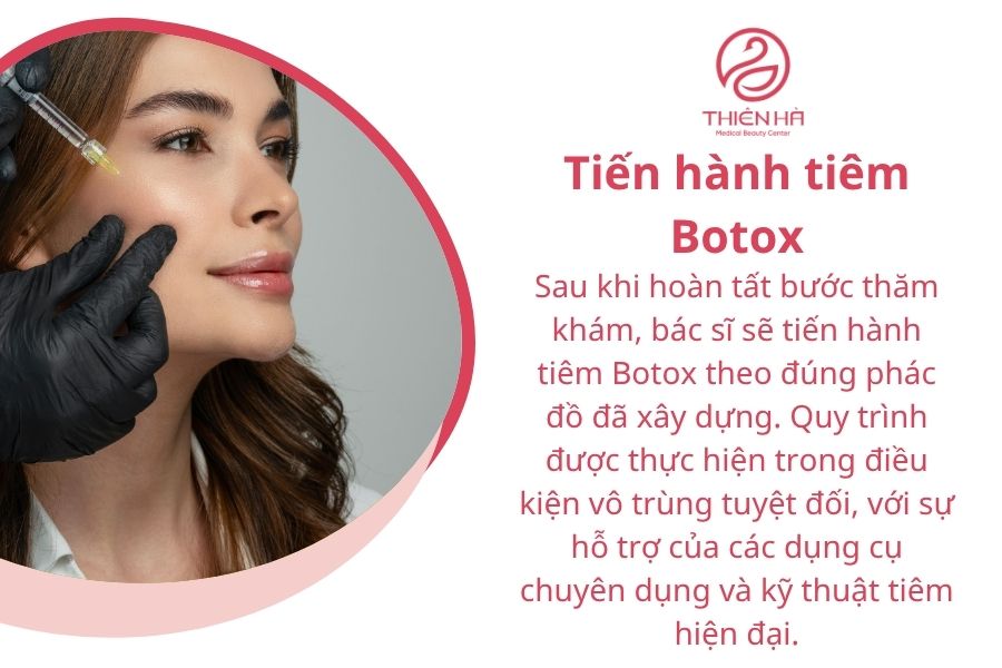 Thực hiện tiêm Botox