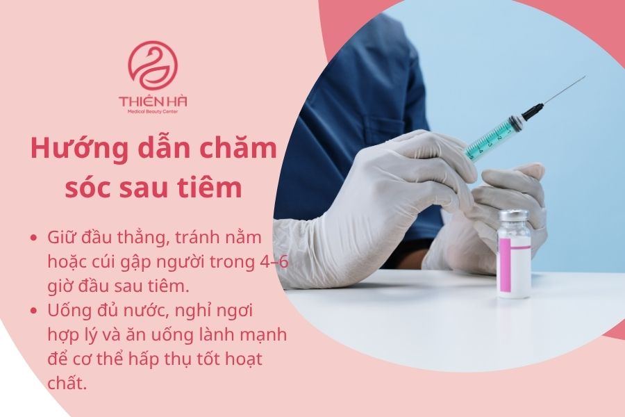 Lưu ý quan trọng sau khi tiêm Botox gọn hàm giúp duy trì hiệu quả lâu dài