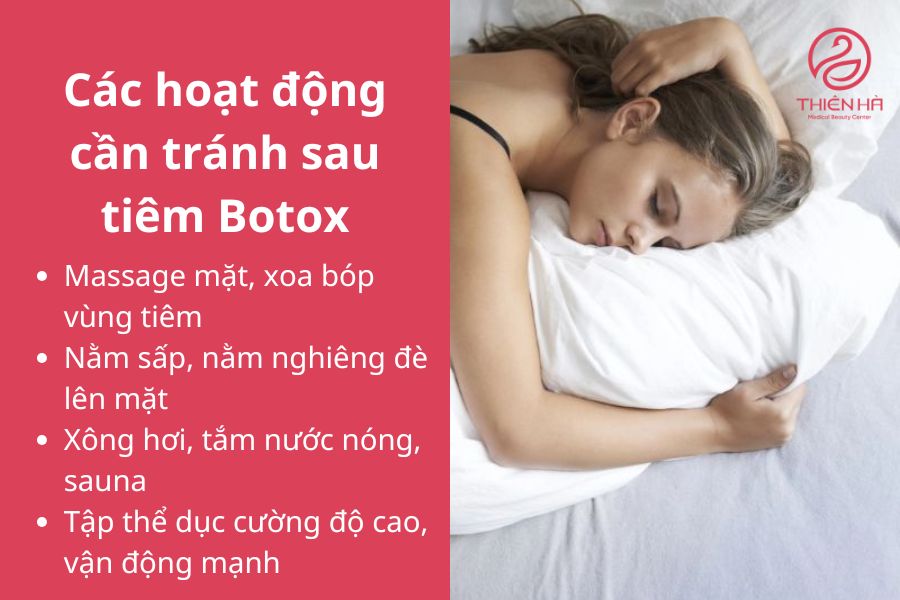 Tư thế ngủ cần tránh sau khi tiêm Botox gọn hàm