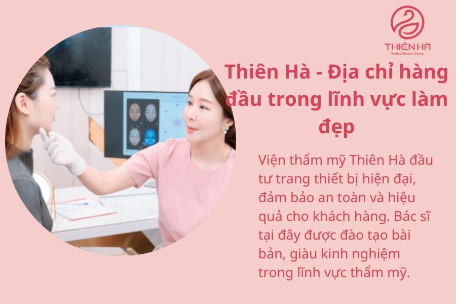 Bác sĩ tại Thiên Hà đang tư vấn chuyên sâu cho khách hàng 