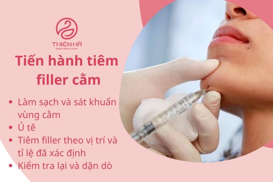 Quy trình tiêm filler cằm chuẩn y khoa