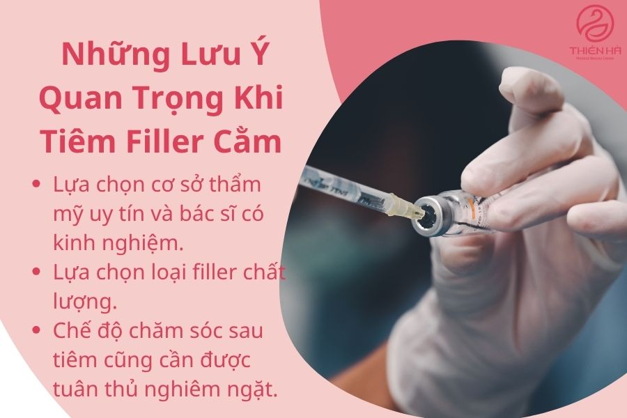 Các lưu ý khi tiêm filler cằm.