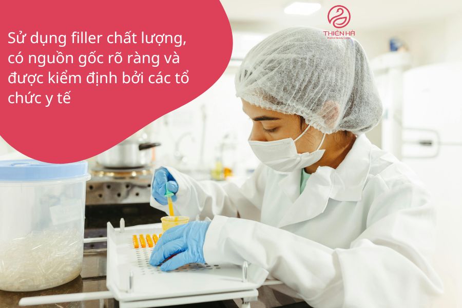 Sử dụng filler chất lượng, được kiểm định.