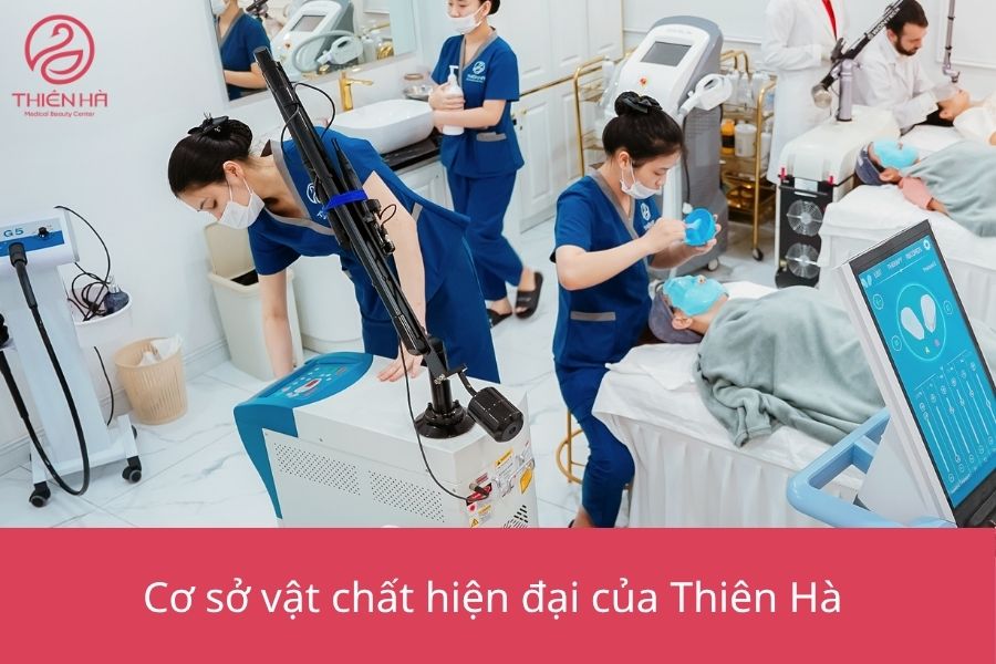 Cơ sở vật chất Viện thẩm mỹ Thiên Hà