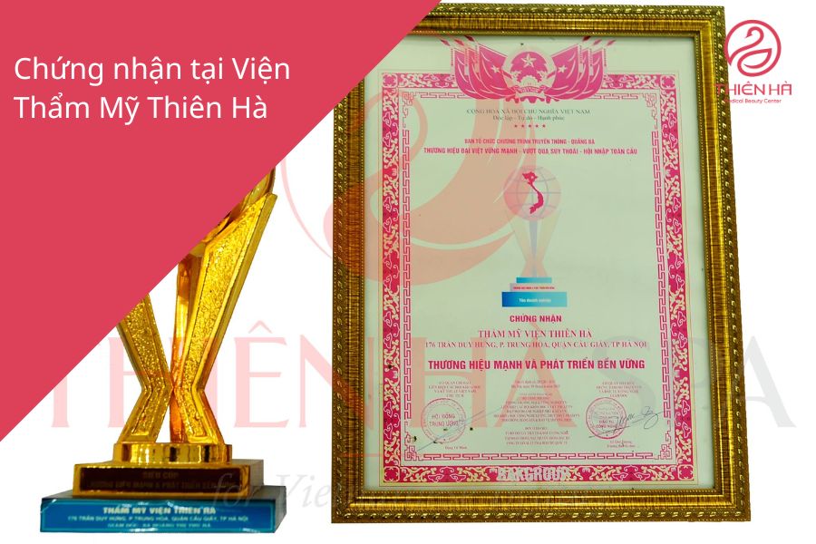 Chứng nhận của cơ sở thẩm mỹ