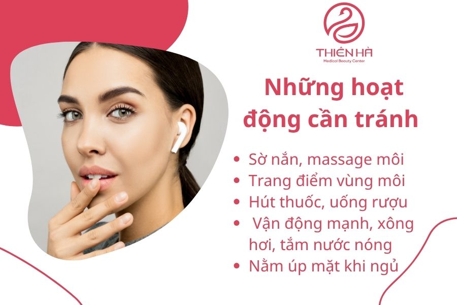 Các hoạt động cần tránh