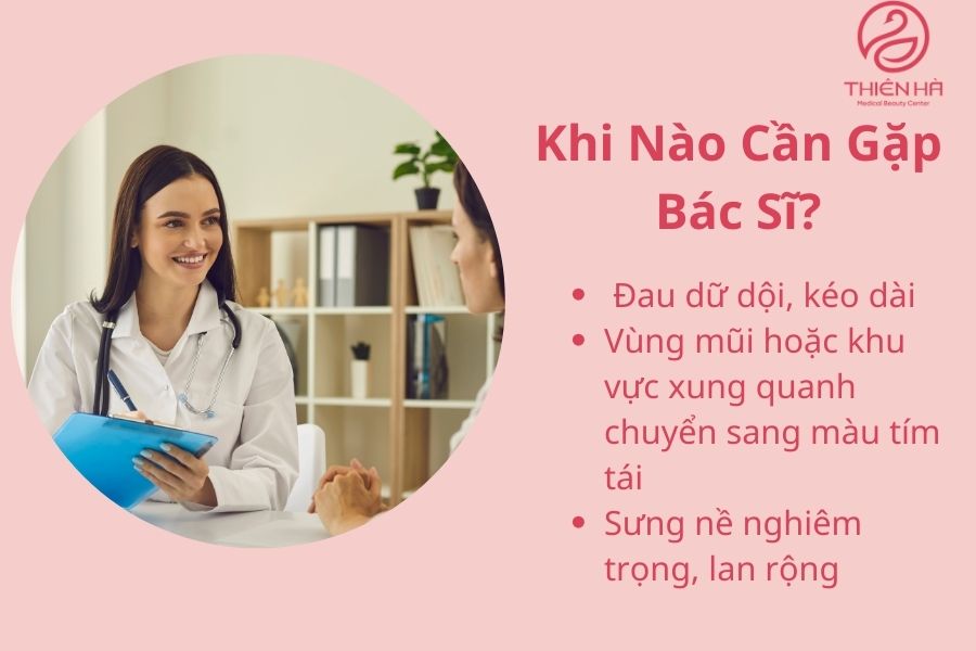 Các dấu hiệu cần gặp bác sĩ 