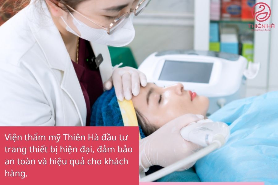 Cơ sở vật chất hiện đại tại Viện thẩm mỹ Thiên Hà