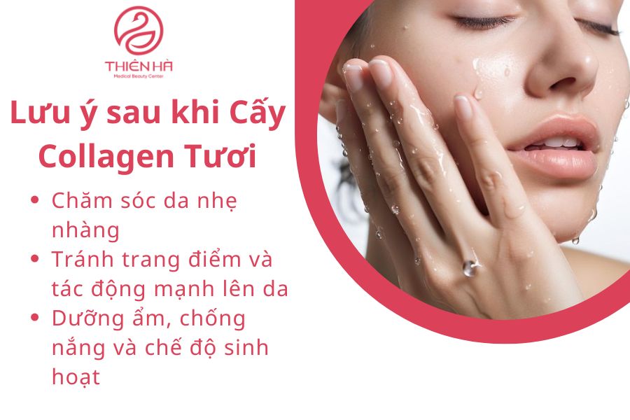 Rửa mặt bằng nước mát 