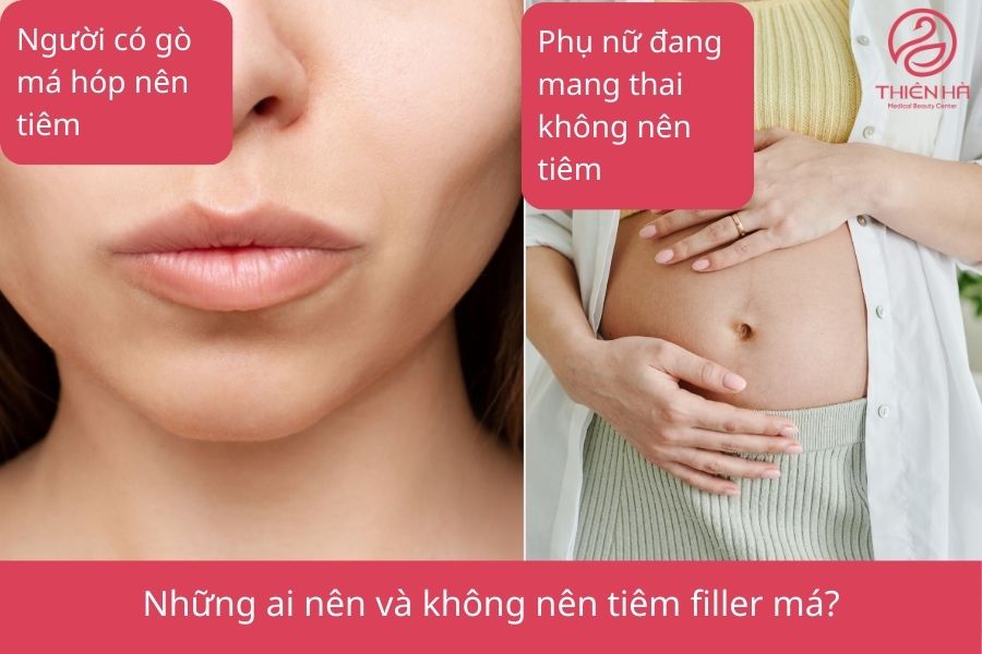 Đối tượng phù hợp và không phù hợp tiêm filler.