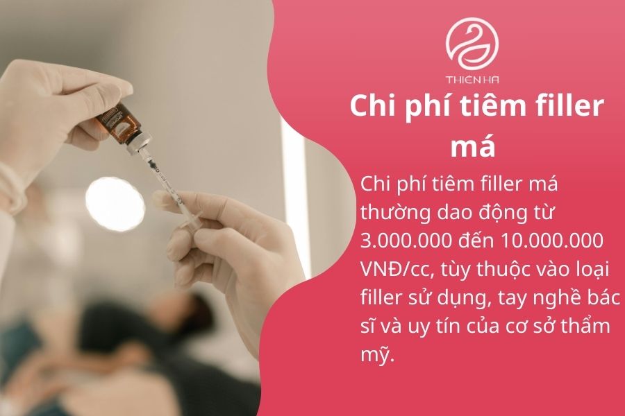 Chi phí tiêm filler má là bao nhiêu ? 