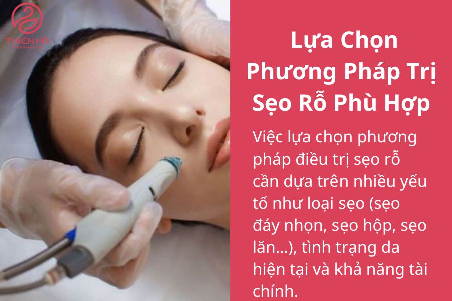 Lựa Chọn Phương Pháp Trị Sẹo Rỗ Phù Hợp