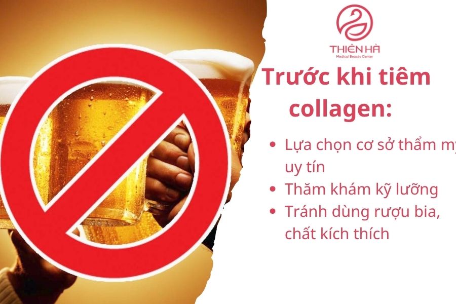 Một vài lưu ý khi tiêm collagen