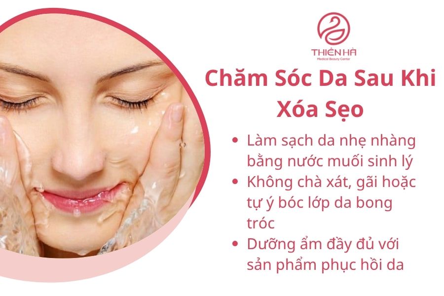 Hướng dẫn chi tiết cách chăm sóc da sau khi xóa sẹo bằng máy