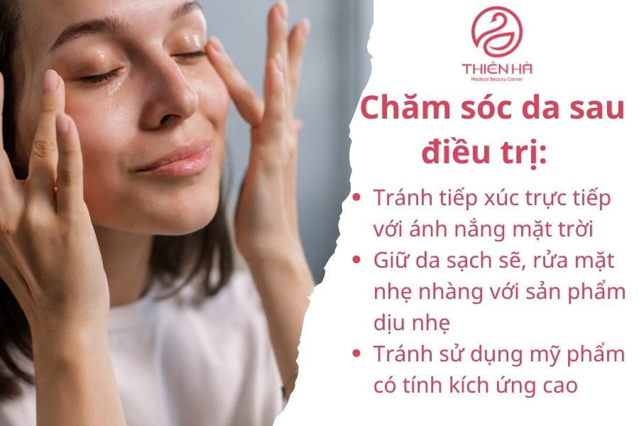 Chăm sóc da sau xóa sẹo