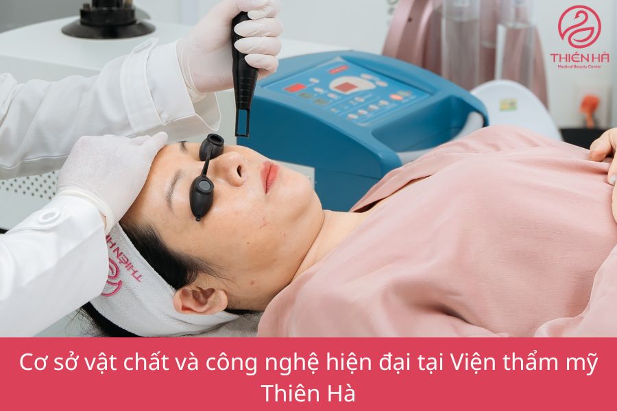 Cơ sở vật chất và công nghệ hiện đại tại Viện thẩm mỹ Thiên Hà