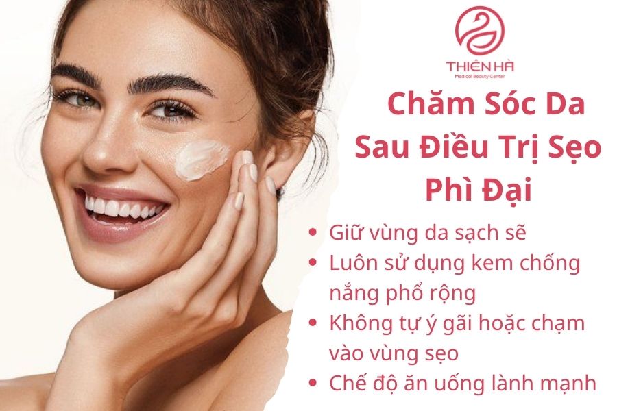 Chăm Sóc Da Sau Điều Trị Sẹo Phì Đại
